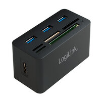 P-CR0042 | LogiLink CR0042 - USB 3.2 Gen 1 (3.1 Gen 1) Type-A - USB 2.0 - USB 3.2 Gen 1 (3.1 Gen 1) Type-A - CF - MS Duo - MS Micro (M2) - MicroSD (TransFlash) - 5000 Mbit/s - 1 m - 85 mm | CR0042 | Zubehör