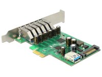 Delock 89377 - PCIe - SATA,USB 3.2 Gen 1 (3.1 Gen 1) -...