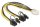 P-83433 | Delock PCI Express Stromkabel 6 Pin Buchse> 2 x 8 Stecker 30 cm - Kabel - Strom/Netzteil | Herst. Nr. 83433 | Kabel / Adapter | EAN: 4043619834334 |Gratisversand | Versandkostenfrei in Österrreich