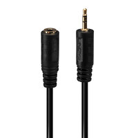 P-35698 | Lindy 35698 0.2m 2.5mm 3.5mm Schwarz Audio-Kabel | 35698 | Zubehör