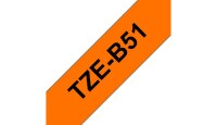 GRATISVERSAND | P-TZEB51 | Brother TZe-B51 - Schwarz auf...