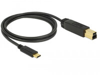 Delock 83675 - 1 m - USB C - USB B - USB 3.2 Gen 2 (3.1...
