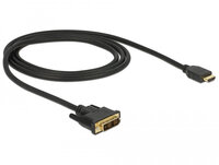 Delock 85582 - 1 m - HDMI Typ A (Standard) - DVI-D - Männlich - Männlich - Gerade