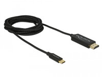 Delock USB Type-C> HDMI Kabel DP Alt Mode 4k 60Hz 2m koax. - Kabel - Digital/Daten