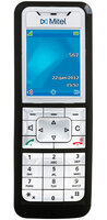 Mitel 612d - DECT-Telefon - Kabelloses Mobilteil - 200 Eintragungen - Schwarz - Silber