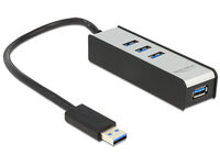 Delock USB 3.0 External Hub 4 Port - - 4 x SuperSpeed 3.0