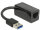 P-65903 | Delock 65903 - USB Typ-A - RJ-45 - RJ-45 - Schwarz - 0,135 m - Aktivität - Leistung | 65903 | Zubehör
