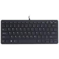 P-RGOECUKBL | R-Go Compact Tastatur - QWERTY (UK) - schwarz - kabelgebunden - Mini - Verkabelt - USB - QWERTY - Schwarz | RGOECUKBL | PC Komponenten