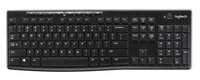 Logitech Wireless Keyboard K270 - Volle Größe (100%) - Kabellos - RF Wireless - QWERTZ - Schwarz