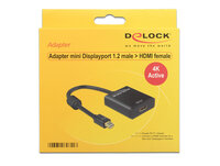 P-62611 | Delock 62611 - 0,2 m - Mini DisplayPort - HDMI...