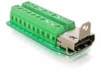 P-65168 | Delock Adapter HDMI Buchse > Terminalblock 20pin | 65168 | Zubehör