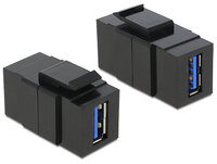 Delock 86369 - Schwarz - USB 3.0 A - USB 3.0 A - 35,2 mm - 17,1 mm - 22,3 mm