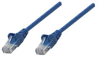 Intellinet Premium Netzwerkkabel - Cat6 - S/FTP - 100% Kupfer - Cat6-zertifiziert - LS0H - RJ45-Stecker/RJ45-Stecker - 0,25 m - blau - 0,25 m - Cat6 - S/FTP (S-STP) - RJ-45 - RJ-45 - Blau