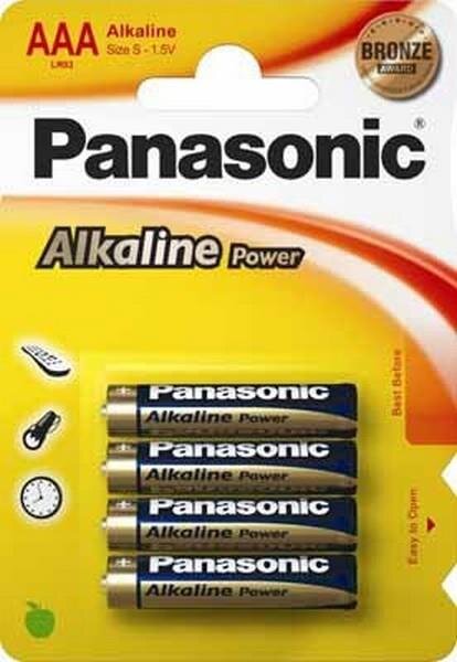 Panasonic LR03APB - Einwegbatterie - AAA - Alkali - 1,5 V - 4 Stück(e) - Blau - Gold