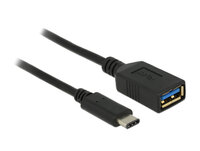 Delock USB adapter - USB Type A (W) bis USB Typ C (M) -...