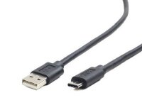 P-CCP-USB2-AMCM-6 | Gembird Kabel / Adapter - 1,8 m - USB A - USB C - USB 2.0 - Männlich/Männlich - Schwarz | Herst. Nr. CCP-USB2-AMCM-6 | Kabel / Adapter | EAN: 8716309086554 |Gratisversand | Versandkostenfrei in Österrreich