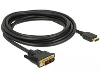 Delock 85585 - 3 m - DVI - HDMI Typ A (Standard) - Männlich - Männlich - Gerade