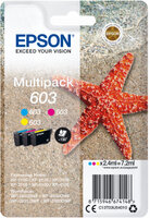 P-C13T03U54010 | Epson Multipack 3-colours 603 Ink - Standardertrag - 2,4 ml - 130 Seiten - 1 Stück(e) - Multipack | C13T03U54010 | Verbrauchsmaterial