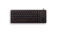 P-G84-4400LPBDE-2 | Cherry Slim Line Compact-Keyboard G84-4400 - Tastatur - 84 Tasten QWERTZ - Schwarz | G84-4400LPBDE-2 | PC Komponenten
