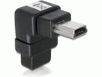 P-65097 | Delock USB-Adapter - Mini-USB, Typ B (M) - Mini-USB, Typ B (W) | Herst. Nr. 65097 | Kabel / Adapter | EAN: 4043619650972 |Gratisversand | Versandkostenfrei in Österrreich