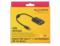 P-62990 | Delock 62990 - 0,2 m - USB Typ-C - Mini DisplayPort - Männlich - Weiblich - Gerade | Herst. Nr. 62990 | Kabel / Adapter | EAN: 4043619629909 |Gratisversand | Versandkostenfrei in Österrreich