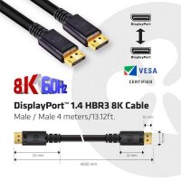 P-CAC-1069B | Club 3D DisplayPort 1.4 HBR3 8K (DSC) (HDR)...