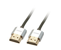 Lindy CROMO Slim High Speed HDMI Cable with Ethernet -...