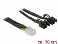 P-85455 | Delock 85455 - 0,3 m - PCI-E (6-pin) - 2 x PCI-E(6+2 pin) - Männlich - Weiblich - Gerade | Herst. Nr. 85455 | Kabel / Adapter | EAN: 4043619854554 |Gratisversand | Versandkostenfrei in Österrreich