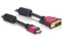 Delock HDMI - DVI Cable 3.0m male / male - 3 m - HDMI - DVI-D - 5,1 Gbit/s - Männlich/Männlich