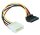 Delock Cable Power SATA HDD > 4pin male – angled - 0,15 m