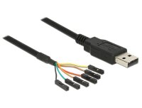 Delock Converter USB 2.0 > Serial-TTL 6 pin pin header connector individually 1.8 m (3.3 V) - Serieller Adapter - USB