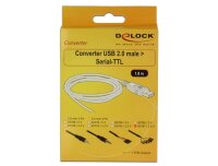 P-83787 | Delock Converter USB 2.0 > Serial-TTL 6 pin pin header connector individually 1.8 m (3.3 V) - Serieller Adapter - USB | Herst. Nr. 83787 | Kabel / Adapter | EAN: 4043619837878 |Gratisversand | Versandkostenfrei in Österrreich