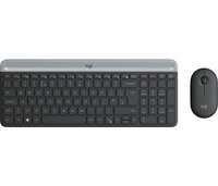 Logitech MK470 - Volle Größe (100%) - USB - QWERTZ - Graphit - Maus enthalten