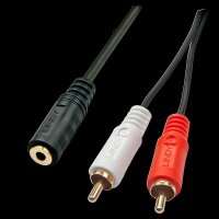 P-35677 | Lindy 35677 0.25m 2 x RCA 3.5mm Schwarz - Rot - Weiß Audio-Kabel | Herst. Nr. 35677 | Kabel / Adapter | EAN: 4002888356770 |Gratisversand | Versandkostenfrei in Österrreich
