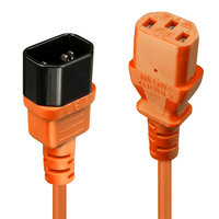 Lindy Spannungsversorgungs-Verlängerungskabel - IEC 320 EN 60320 C13 bis IEC 320 EN 60320 C14 - 1 m