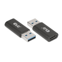 Club 3D USB 3.2 Gen1 Typ-A auf USB 3.2 Gen1 Typ-C Adapter St./B. - USB A - USB TYPE C - 3.2 Gen 1 (3.1 Gen 1) - Schwarz