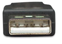 GRATISVERSAND | P-150248 | Manhattan Hi-Speed USB 2.0 Repeater Kabel - In Reihe schaltbar - A-Stecker / A-Buchse - 10 m - 10 m - USB A - USB A - USB 2.0 - Männlich/Weiblich - Schwarz | HAN: 150248 | Kabel / Adapter | EAN: 766623150248
