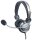 GRATISVERSAND | P-175517 | Manhattan Stereoheadset - Verstellbarer Kopfbügel und flexibles Mikrofon - Kopfhörer - Kopfband - Anrufe & Musik - Grau - Binaural - Drehregler | HAN: 175517 | Audio Ein-/Ausgabegeräte | EAN: 766623175517