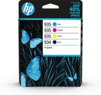 HP 934 Schwarz/935 Cyan/Magenta/Gelb Original Tintenpatronen (4er-Packung) - Standardertrag - Tinte auf Pigmentbasis - Tinte auf Pigmentbasis - 10 ml - 4,5 ml - 4 Stück(e)
