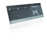 Rapoo E9270P Schwarz Kabellose Metall-Tastatur