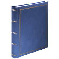 I-00007156 | Hama Super-Jumbo-Album London, 34x35 cm, 80 weiße Seiten, Blau | 00007156 | Büroartikel