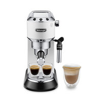I-0132106141 | De Longhi Dedica Style EC 685.W - Espressomaschine - 1,1 l - Kaffeepad - Gemahlener Kaffee - 1300 W - Schwarz - Silber - Weiß | 0132106141 | Büroartikel