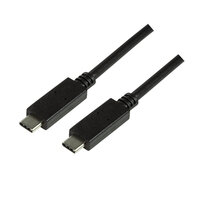 P-CU0128 | LogiLink CU0128 - 0,5 m - USB C - USB C - USB 3.2 Gen 2 (3.1 Gen 2) - 10000 Mbit/s - Schwarz | CU0128 | Zubehör