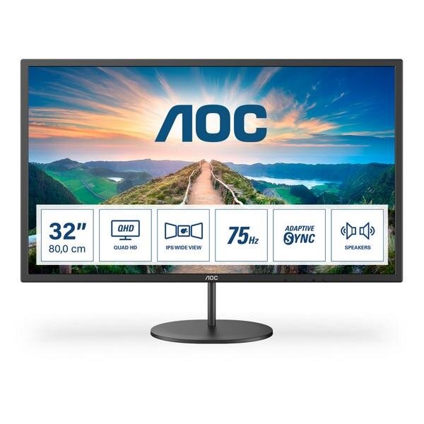 P-Q32V4 | AOC Q32V4 - LED-Monitor - 81.3 cm (32) (31.5 sichtbar) | Q32V4 |Displays & Projektoren