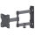 P-461382 | Manhattan Universal TV-Wandhalterung - neig- und schwenkbar - Ein doppelt schwenkbarer Arm - geeignet für Bildschirme von 13 bis 27* und bis zu 20 kg - Wandabstand 50 bis 354 mm - schwarz - 20 kg - 33 cm (13 Zoll) - 68,6 cm (27 Zoll) - 75 x 7