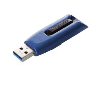 Verbatim V3 MAX - USB 3.0-Stick 128 GB - Blau - 128 GB - USB Typ-A - 3.2 Gen 1 (3.1 Gen 1) - 175 MB/s - Dia - Schwarz - Blau