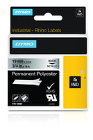 P-18487 | Dymo IND Permanente Polyester - Schwarz auf Metallic - Mehrfarbig - Polyester - -40 - 150 °C - UL 969 - DYMO | 18487 | Verbrauchsmaterial