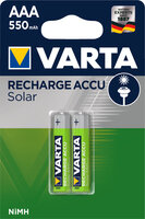 Varta Recharge accu Solar AAA 550mAh Blister 2 - Akku - Micro (AAA)