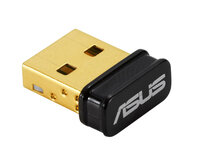 ASUS USB-BT500. Übertragungstechnik: Kabellos, Hostschnittstelle: USB, Schnittstelle: Bluetooth. Maximale Datenübertragungsrate: 3 Mbit/s. USB. Produktfarbe: Schwarz, Gold