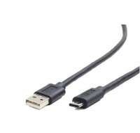 Gembird USB-A/USB-C - 1m - 1 m - USB A - USB C - USB 2.0 - Männlich/Männlich - Schwarz